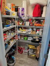 View of storage area