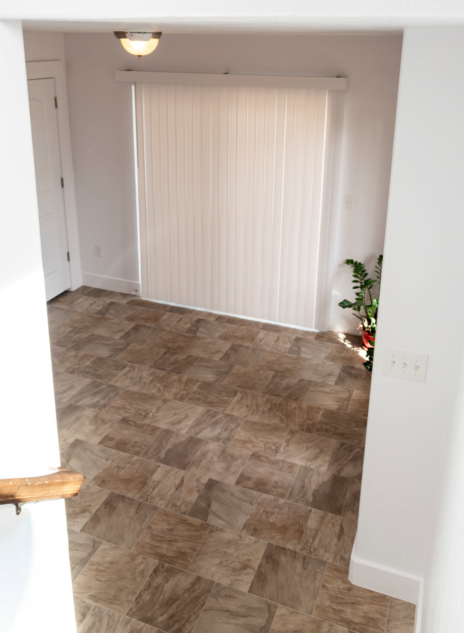Entry with Sliding Glass Doors that go out to Patio and Court Yard