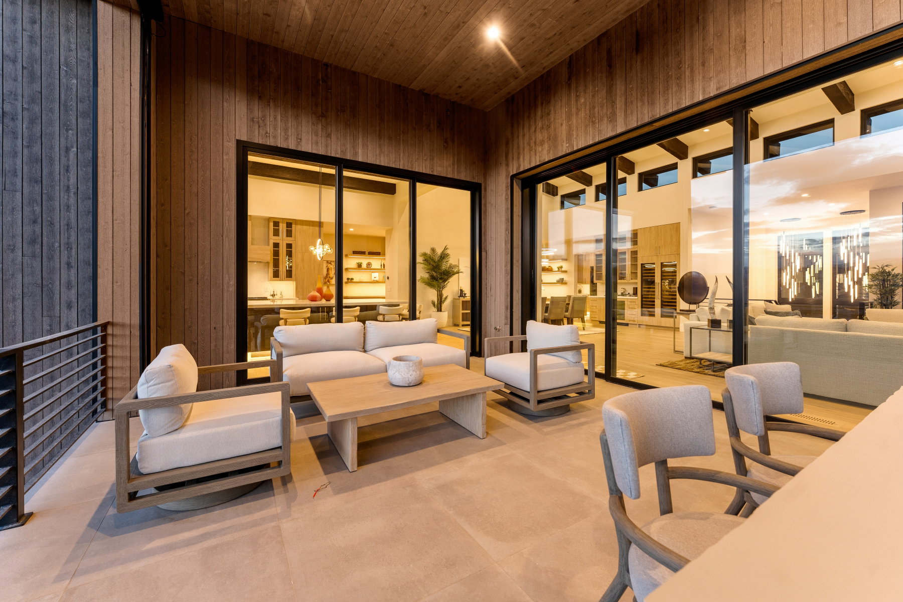 View of patio featuring outdoor lounge area