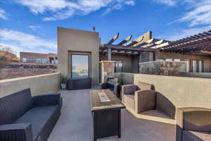 View of patio / terrace with outdoor furniture