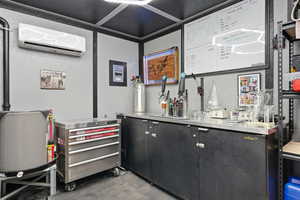 Miscellaneous room featuring a mini split for heating / cooling