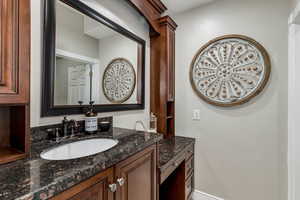 lower level bathroom