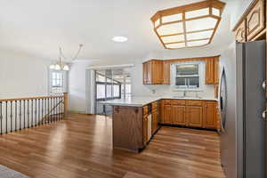 Kitchen and dining area