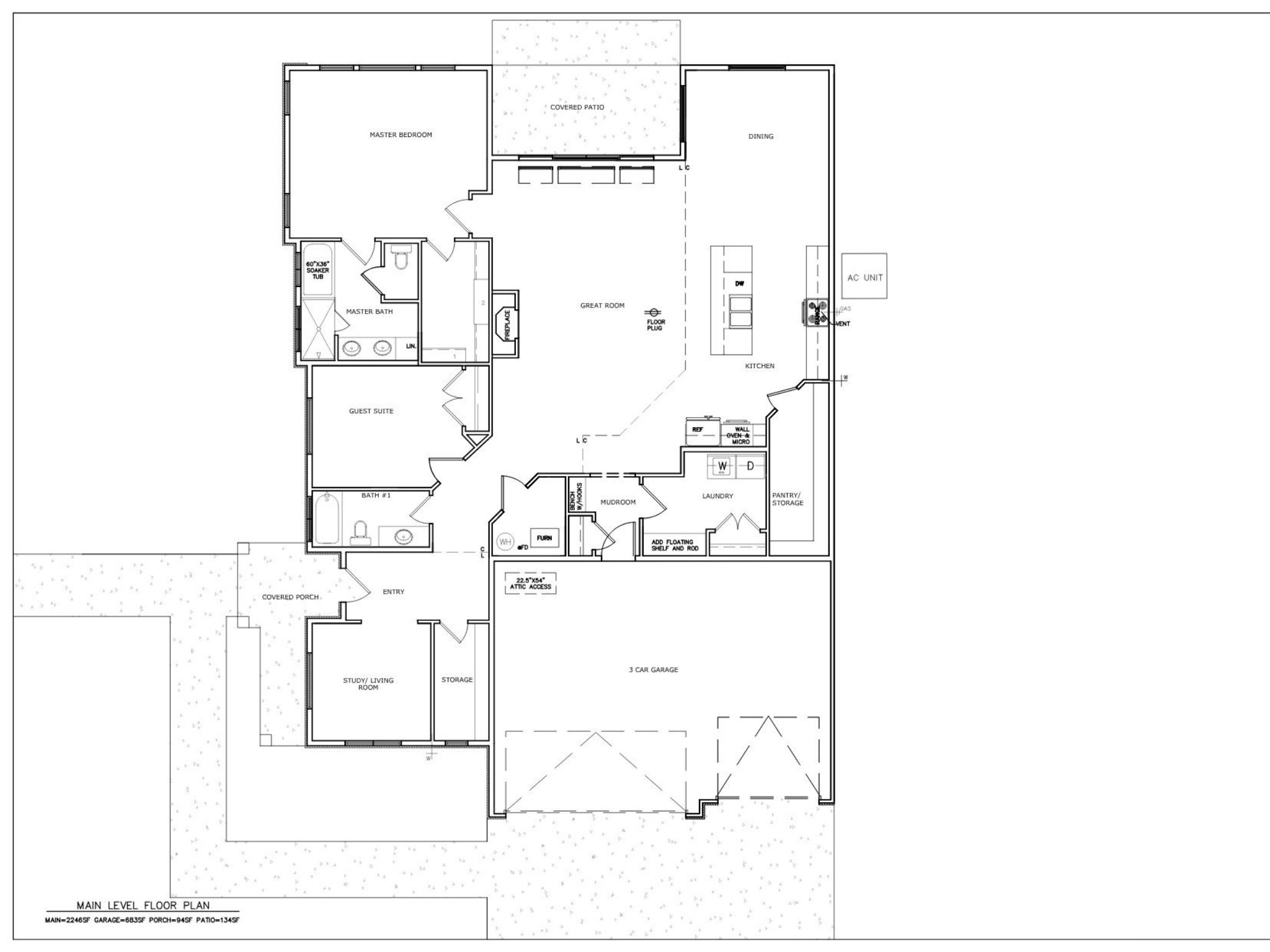 View of home floor plan