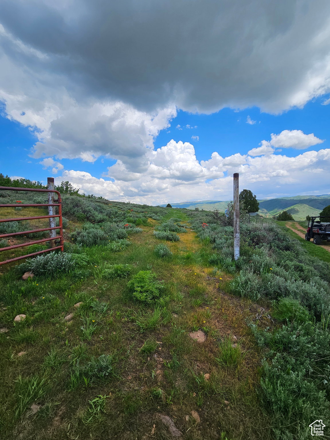 View of yard featuring a view of rural / pastoral area