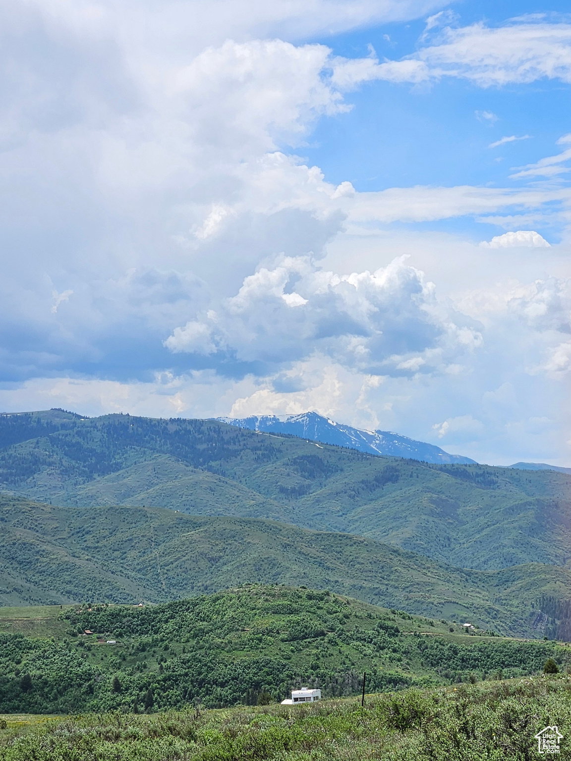 View of mountain background