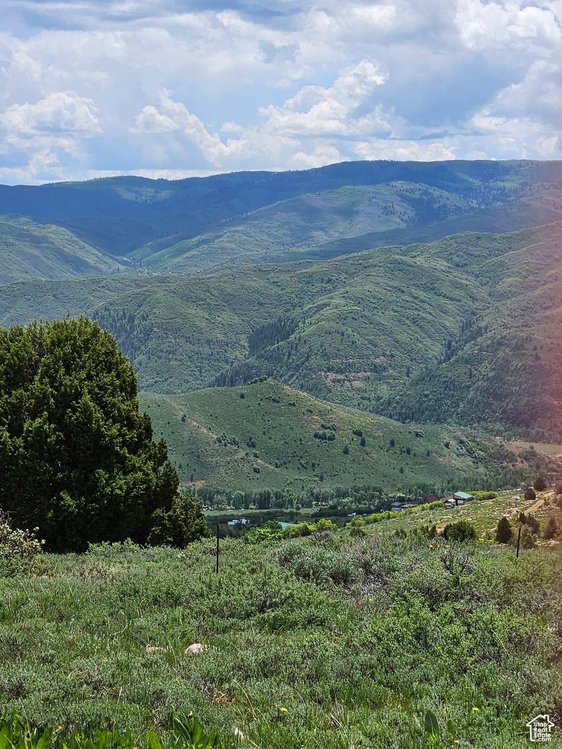 View of mountain backdrop