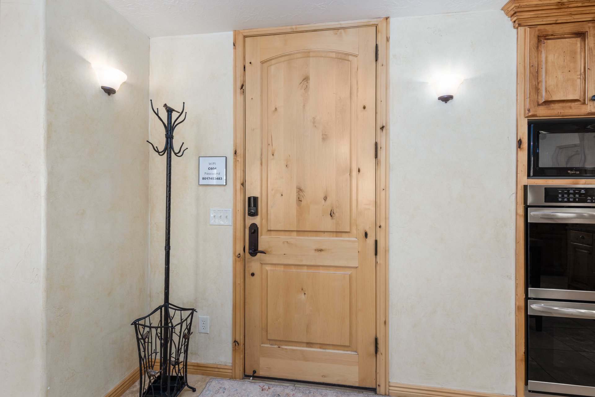 Doorway to property