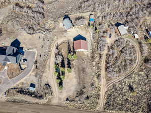 Aerial view of property and surrounding area