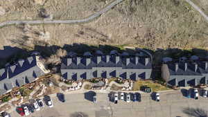 Aerial overview of property's location