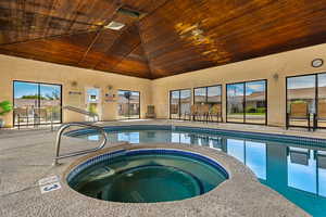 Heated Indoor Pool and Spa in HOA