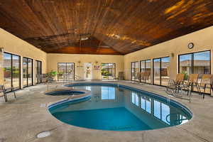 Heated Indoor Pool and Spa in HOA