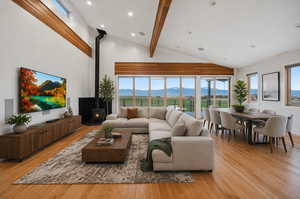 Virtually Staged Living Room