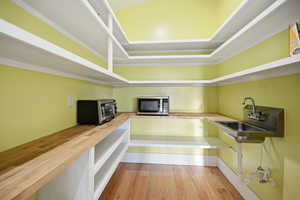 Butler Pantry featuring a sink
