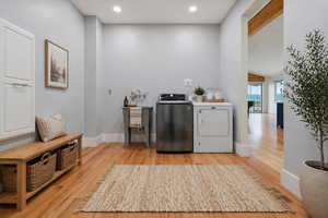 Virtually Staged Laundry Room
