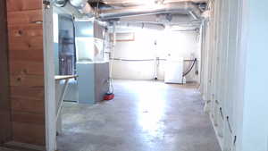 Large unfinished space adjacent to bedroom