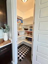 View of storage area