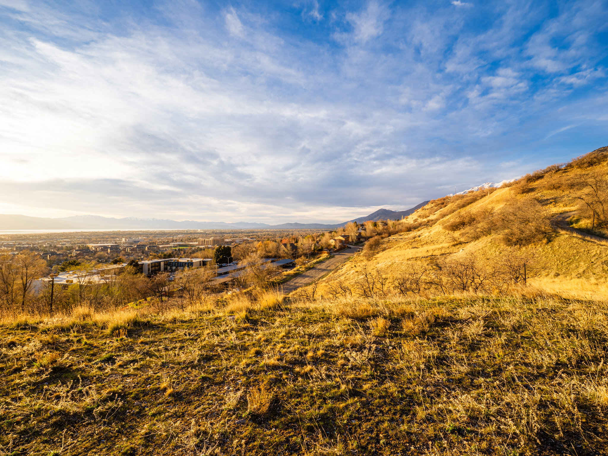 View of mountain background