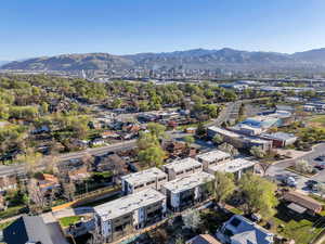 Aerial view of mountains