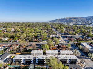Aerial view of mountains