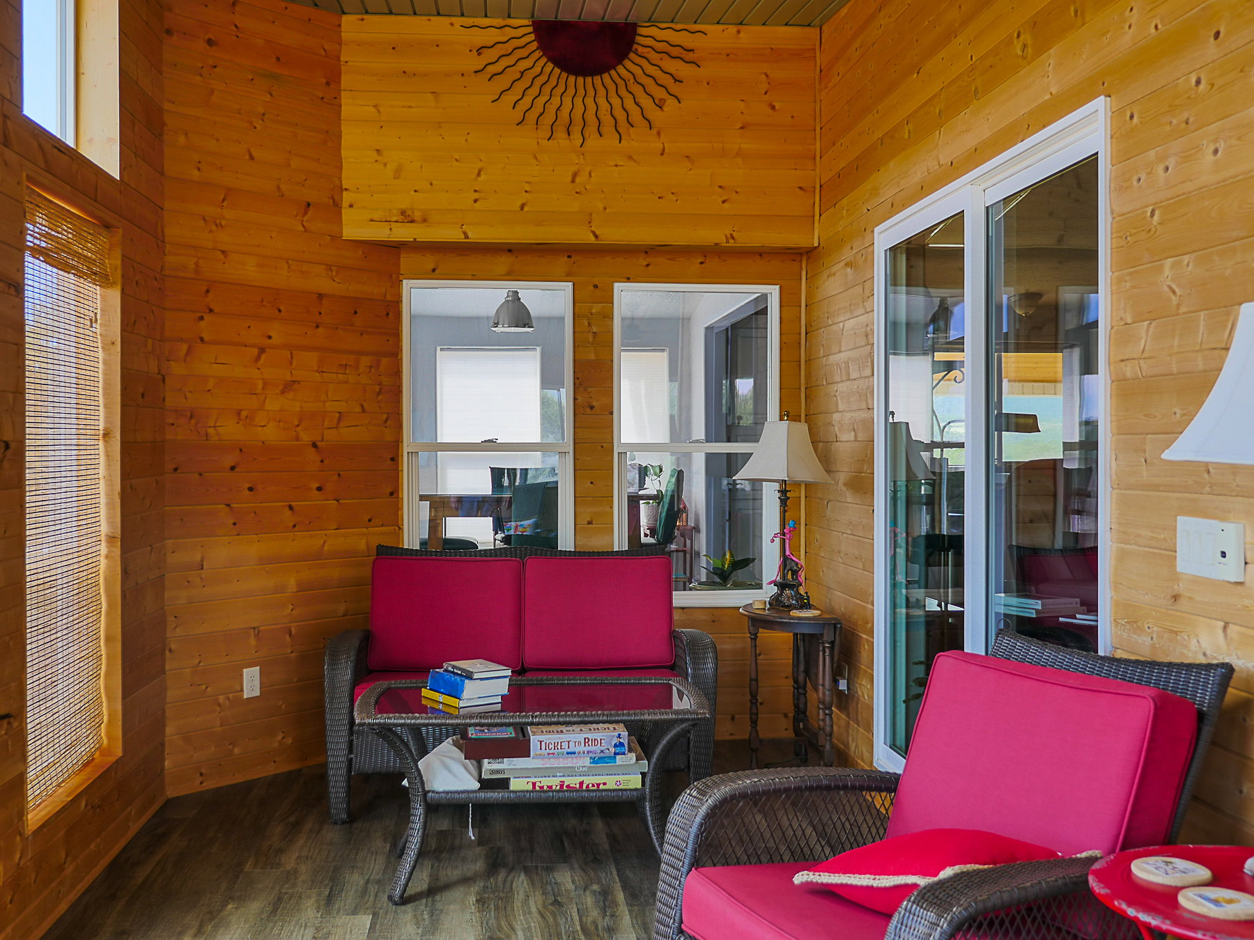 Sunroom / solarium featuring healthy amount of natural light