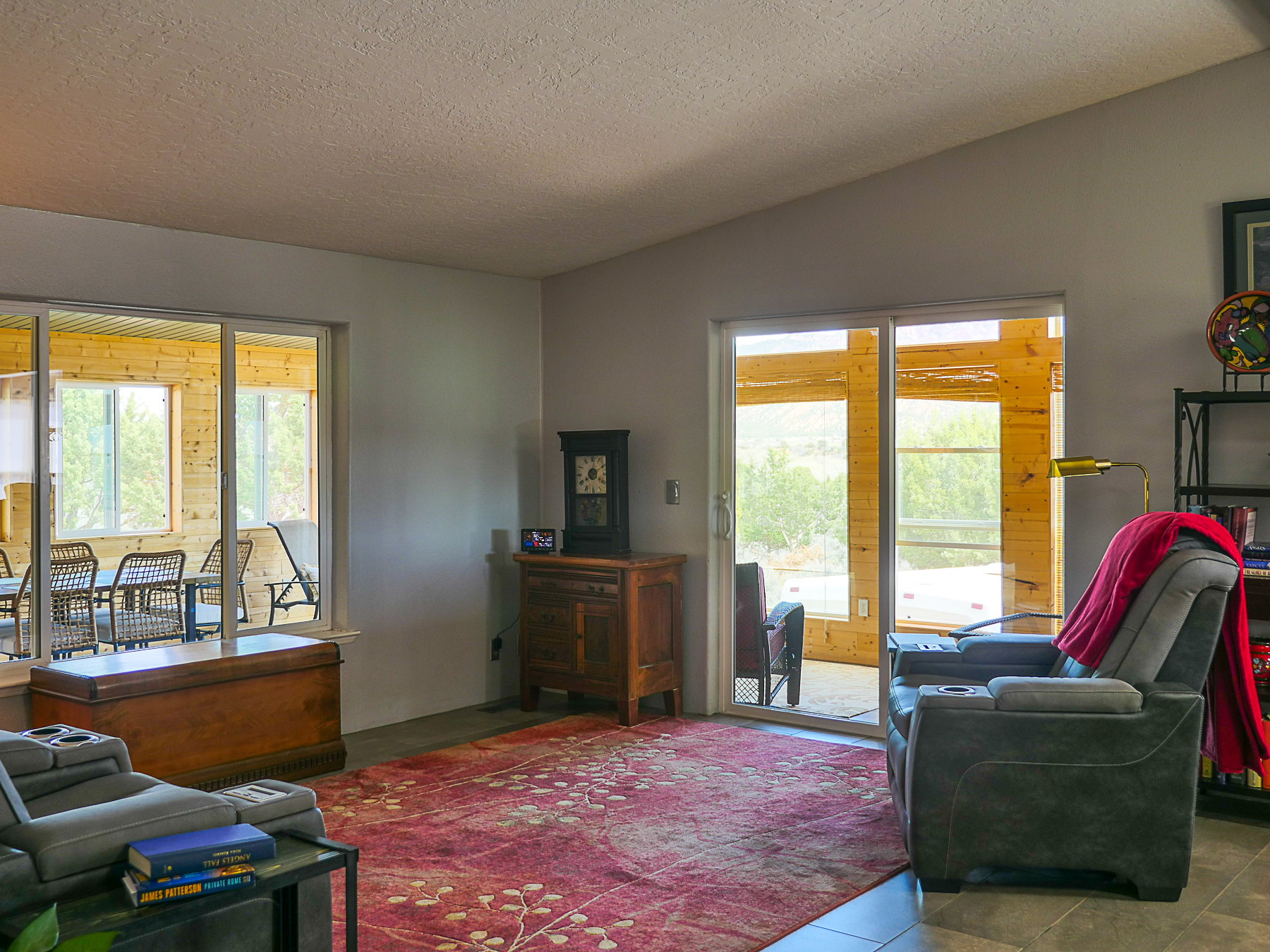View of living area