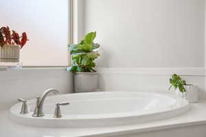 Full bath featuring a bath