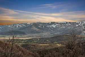 View of mountain backdrop