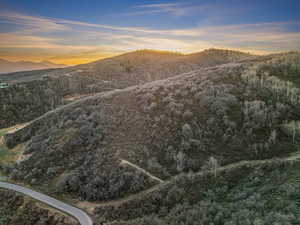 View of mountain background