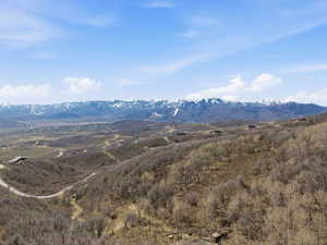 View of mountain background