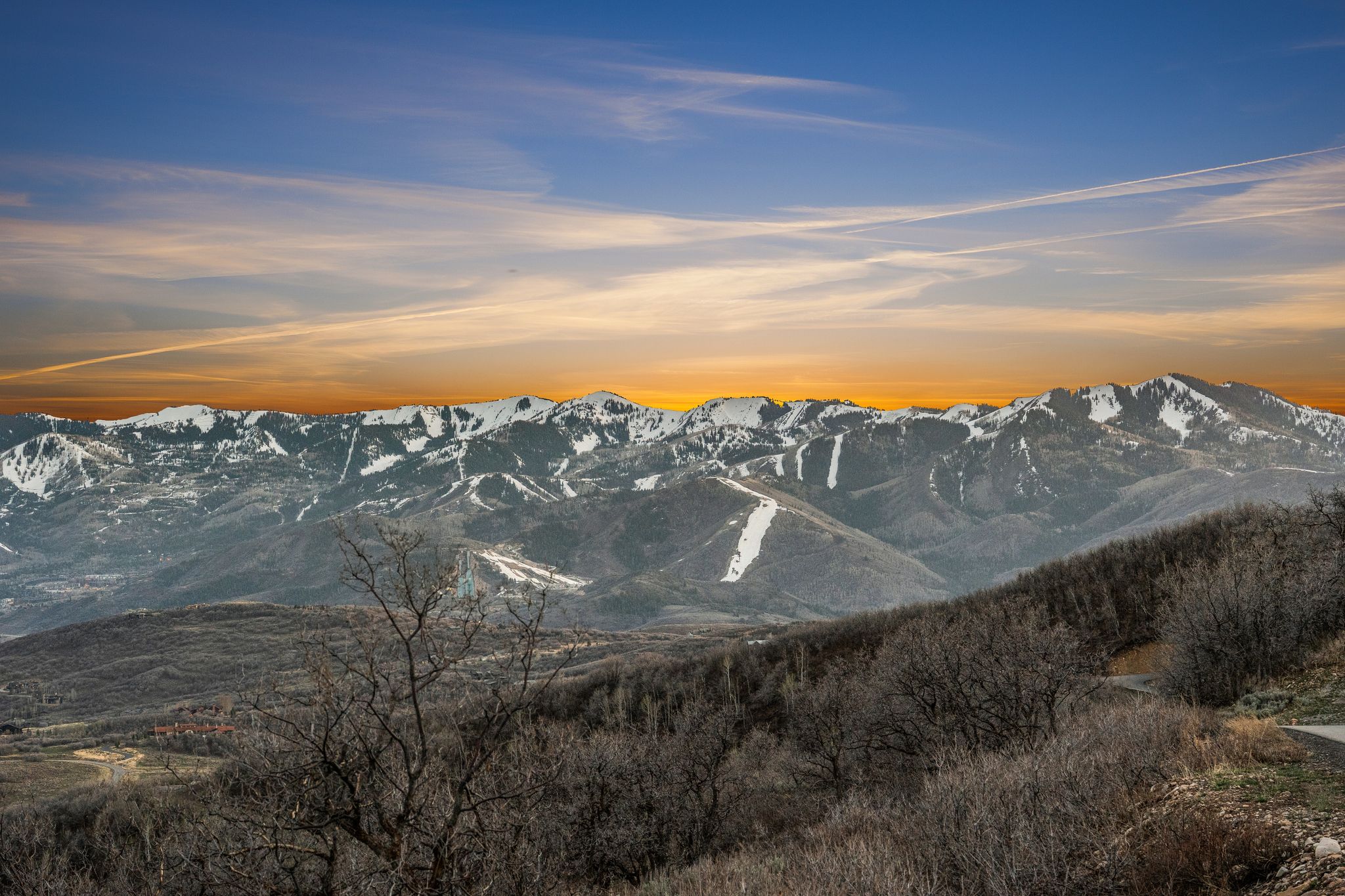 View of mountain backdrop
