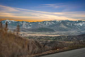 View of mountain background