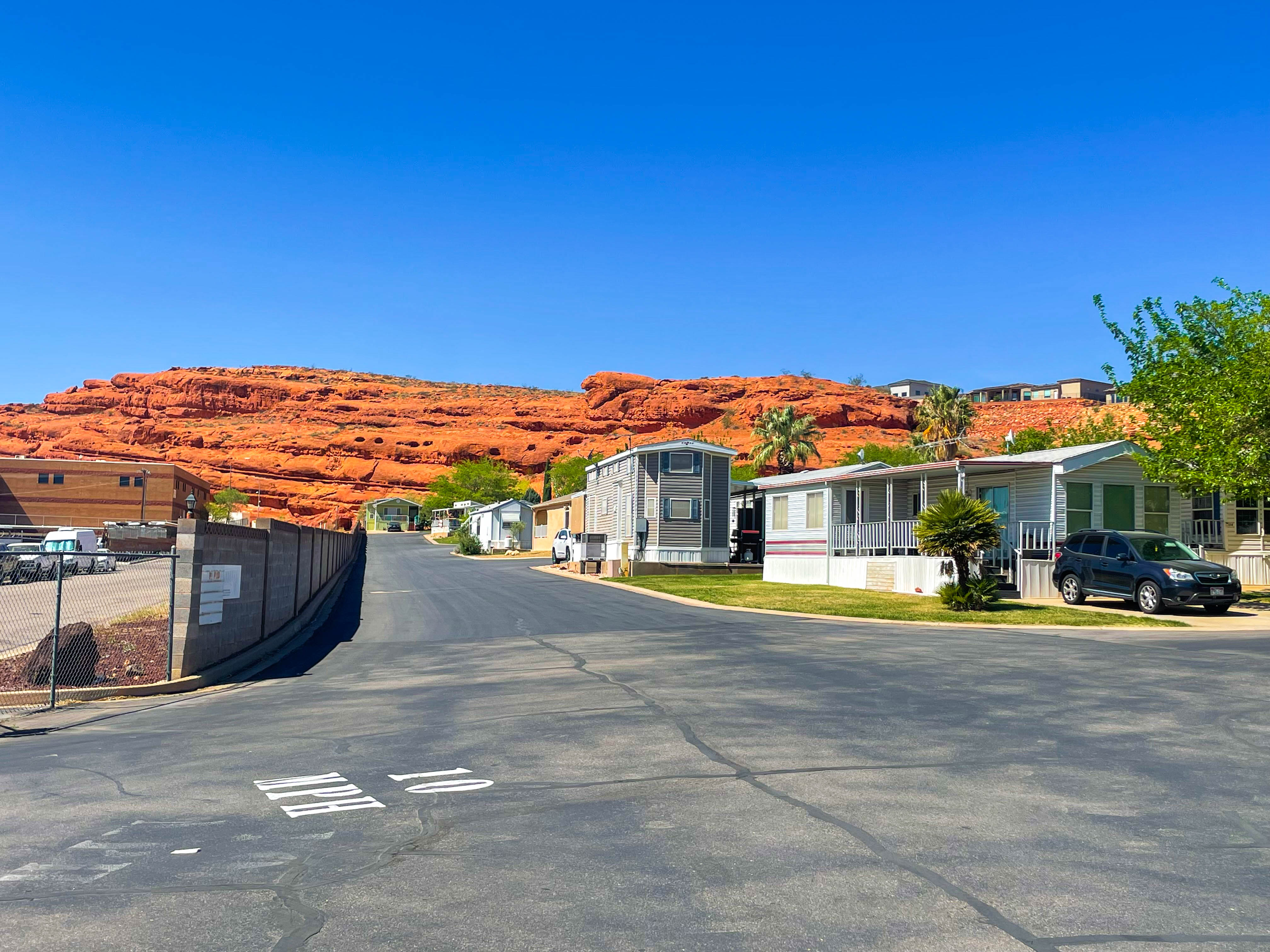 View of the Beautiful Red Rock