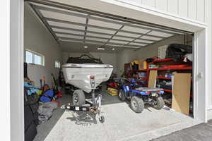 View of second detached garage