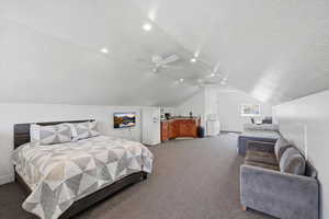 Studio apartment above detached garage