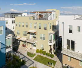 View of property featuring a mountain view