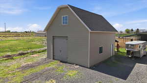 View of outdoor structure