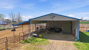 View of outdoor structure featuring an exterior structure