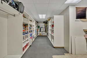 View of storage room