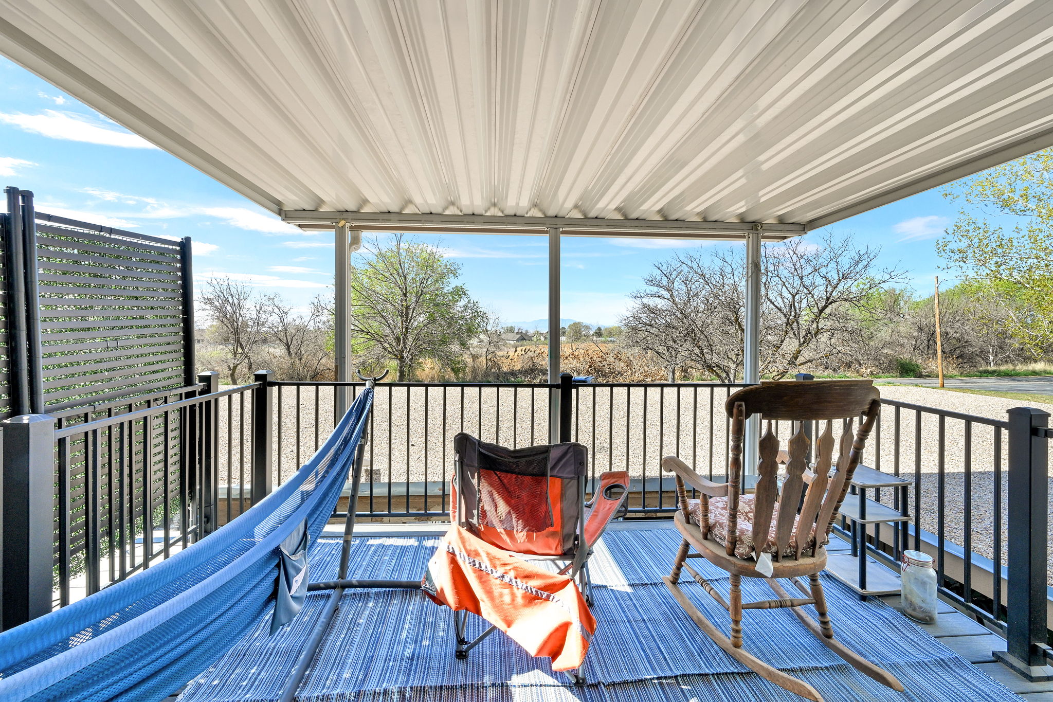 View of deck