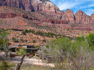 View of mountain background