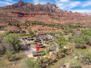 Aerial view of mountains