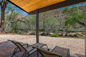 View of patio