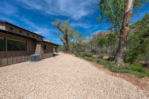 View of yard featuring a mountain view