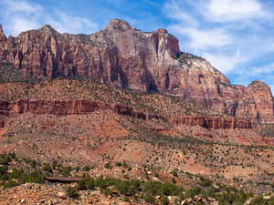 View of mountain backdrop