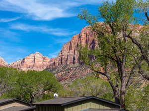 View of mountain background