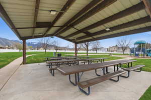 View of home's community featuring a patio