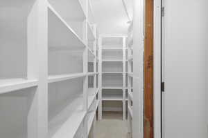 View of storage area