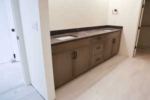 Bathroom with double vanity