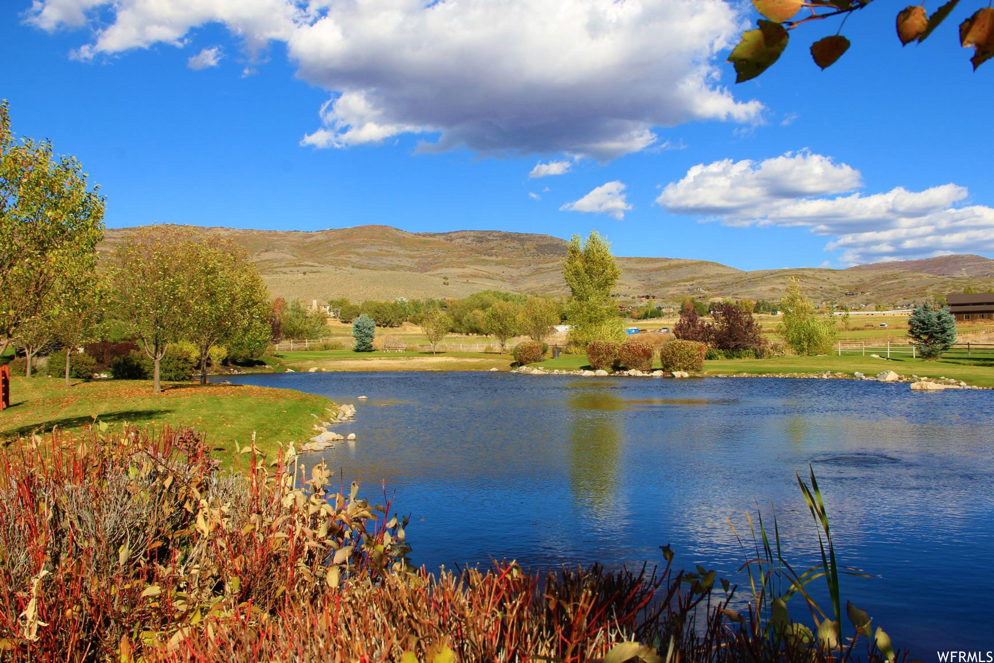 Water view with mountains